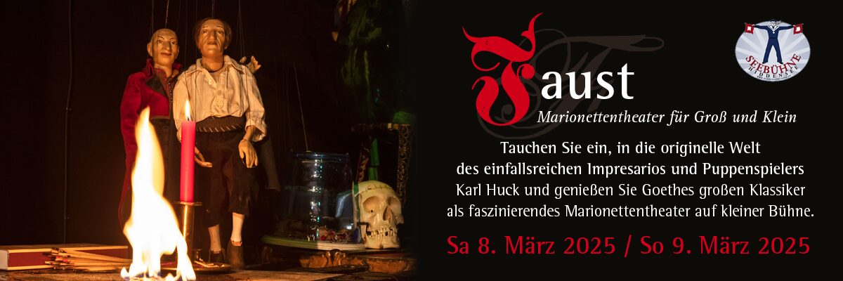 Tickets für „Faust – Marionettentheater für Groß und Klein“