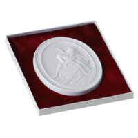 Porzellan Medaille Meißen – 475 Jubiläum – 1525-2000 – Fassritt