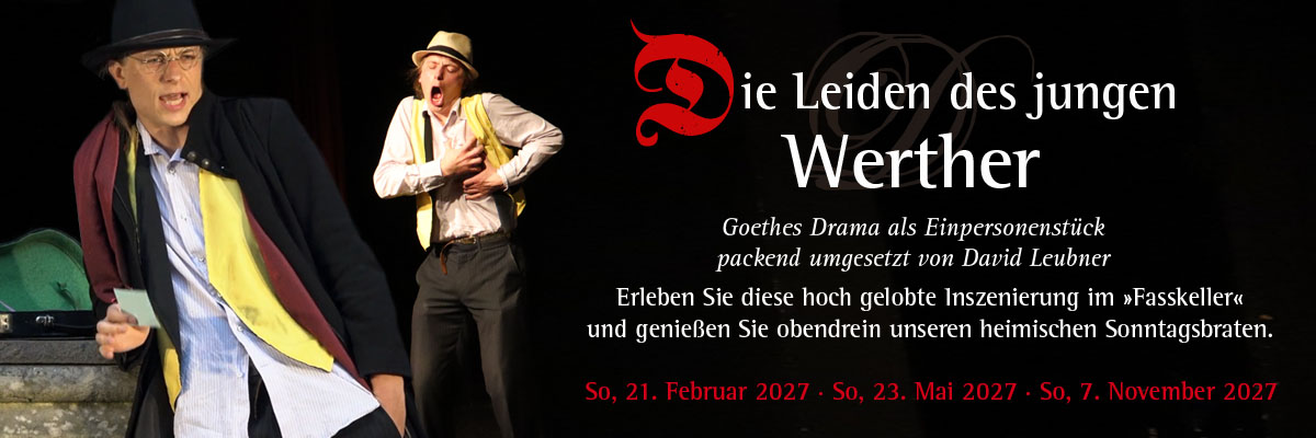 Ticket: „Die Leiden des jungen Werther“